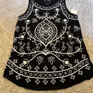 Embroidered top